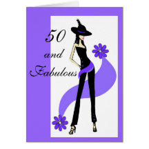 50th Birthday Card for Women