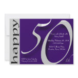 50th Birthday Celebration invitations