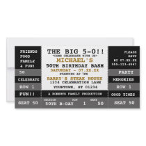 50th Birthday Concert Ticket