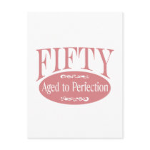 50th birthday, Fifty - Aged to Perfection