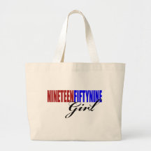 50th Birthday Gifts, 1959 Girl! Canvas Bag