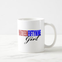 50th Birthday Gifts, 1959 Girl! Mugs