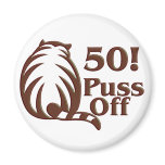 50th Birthday Gifts, 50 Puss Off!