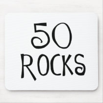 50th birthday gifts, 50 ROCKS