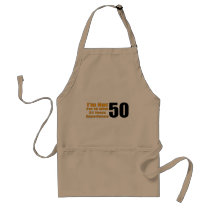 50th Birthday Gifts Aprons