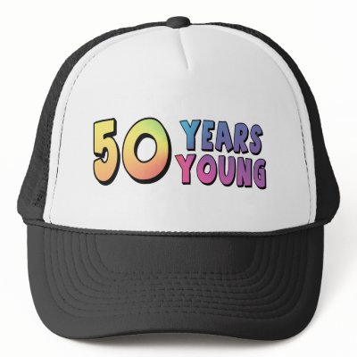 50th Birthday Gifts Mesh Hats by 50th_birthday_gifts