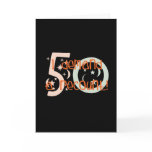 50th birthday gifts, I demand a recount! cards