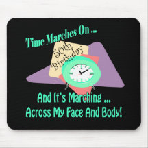 50th Birthday Gifts Mouse Mats