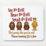 50th Birthday Gifts Mousemats