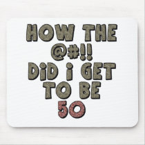 50th Birthday Gifts Mousepad