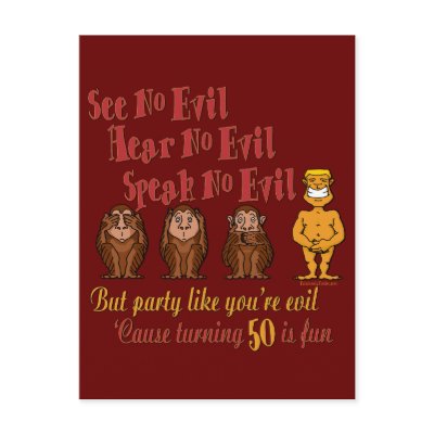 50th Birthday Gifts Post Cards