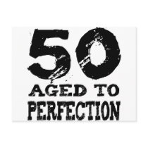 50th Birthday Gifts! Post Card