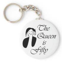 50th birthday gifts, The Queen is 50 - portrait