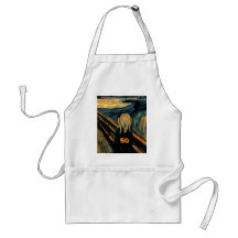 50th Birthday Gifts, The Scream 50! Aprons