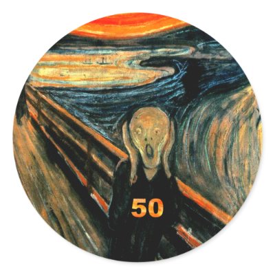 50th Birthday Gifts, The Scream 50! by 50thbirthdaygifts