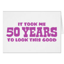 50th Birthday Greeting Card