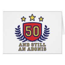50th Birthday Greeting Card