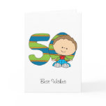 50th Birthday - Greetings card - Boy