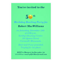 50th Birthday Happy Face Party Invitation
