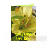 50TH Birthday Invitation Greeting Card