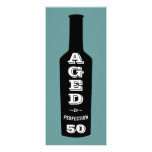 50th Birthday Invitation Wine Aged to Perfection