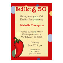 50th  Birthday Invitations
