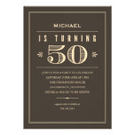 50th Birthday Invitations for Men