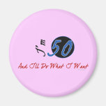 50th Birthday Magnet