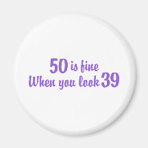 50th Birthday Magnets