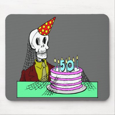 50th Birthday Mousepad by 50th_birthday_gifts