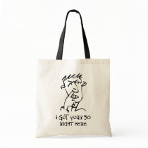 50th birthday Nose Picker, I got your 50! Tote Bags