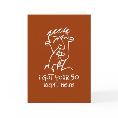 50th birthday Nose Picker, I got your 50! by 50thbirthdaygifts_