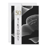50th Birthday Party Celebration Invitations