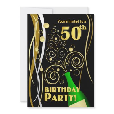 50th Birthday Party - Fun and Festive Champagne by SquirrelHugger