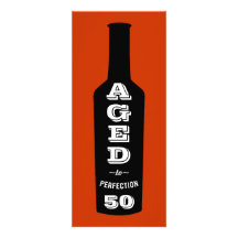 50th Birthday Party Invitation Aged to Perfection