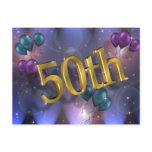 50th Birthday party invitation celebration