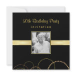 50th Birthday Party Invitation - Photo Optional