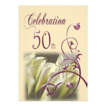 50th Birthday Party Invitation templates