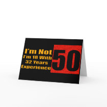 50th Birthday Party Invitations Greeting Cards