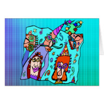 50th Birthday Party Invitations Greeting Card