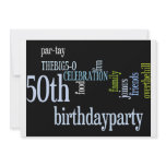 50th Birthday Party Invite invitations