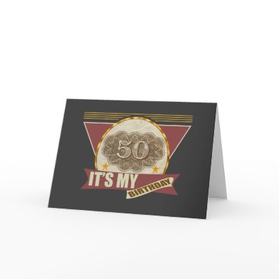 50th Birthday Party Invites Card by birthday_gifts