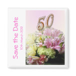 50th birthday party Save the Date Magnet