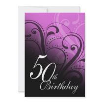 50th Birthday Party Swirl