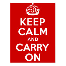 50th Birthday Post Cards