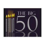 50th Birthday Postcard Invitation - Customised