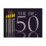 50th Birthday Postcard Invitation - Customised