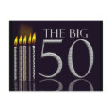 50th Birthday Postcard Invitation - Customised