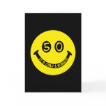 50th birthday Smiley Face, It's only a number!