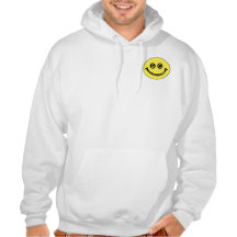 50th birthday Smiley Face, It's only a number! Hooded Sweatshirts